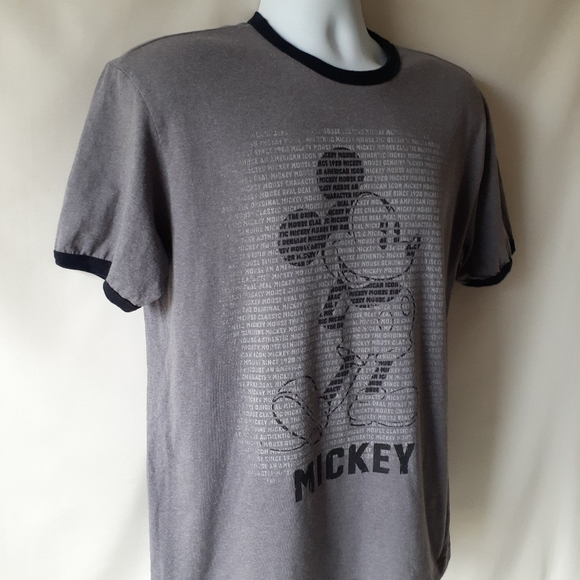 Mickey Mouse men's gray graphic short sleeve t-shirt size M - Picture 4 of 8